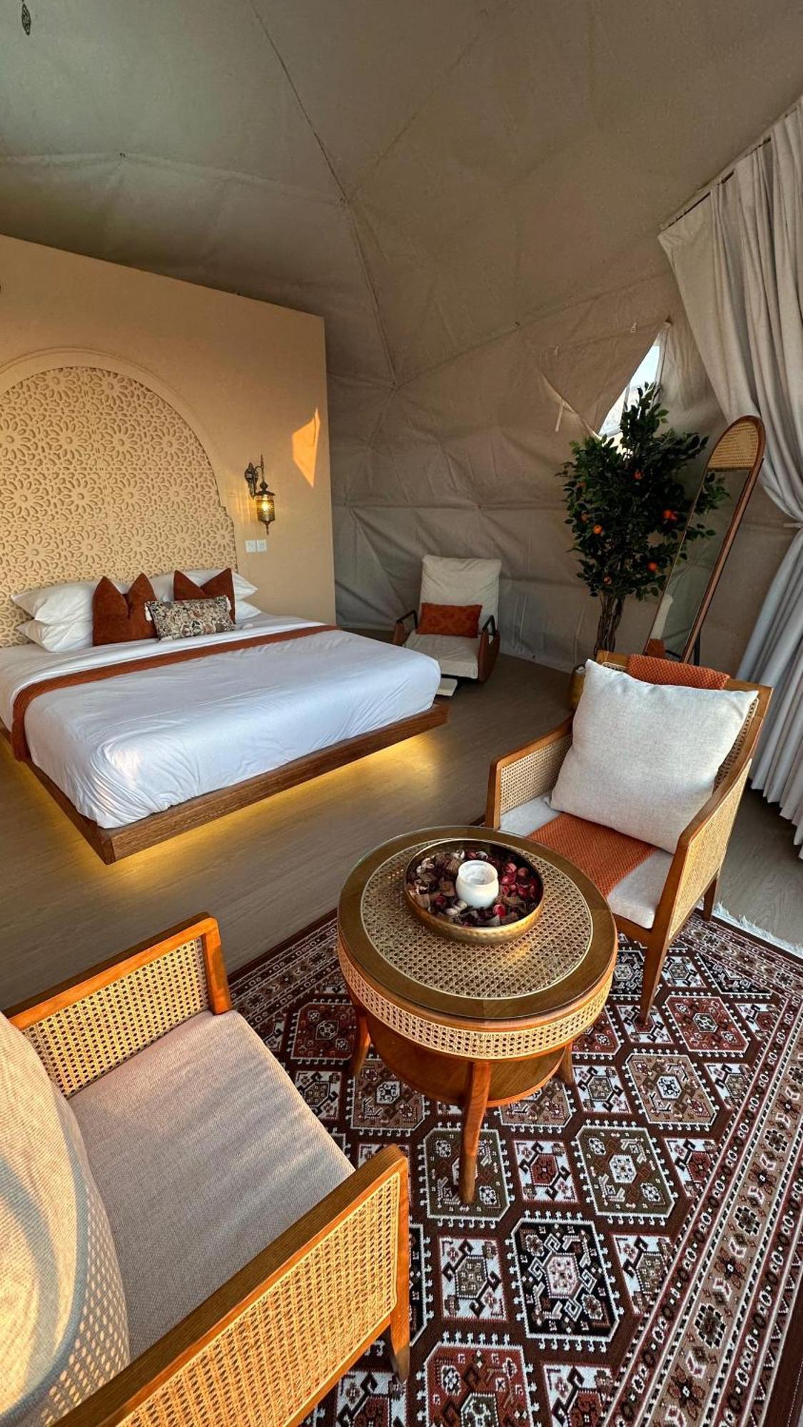 Bubbles Domes Private Cmp Hotel Al Wāşil Buitenkant foto